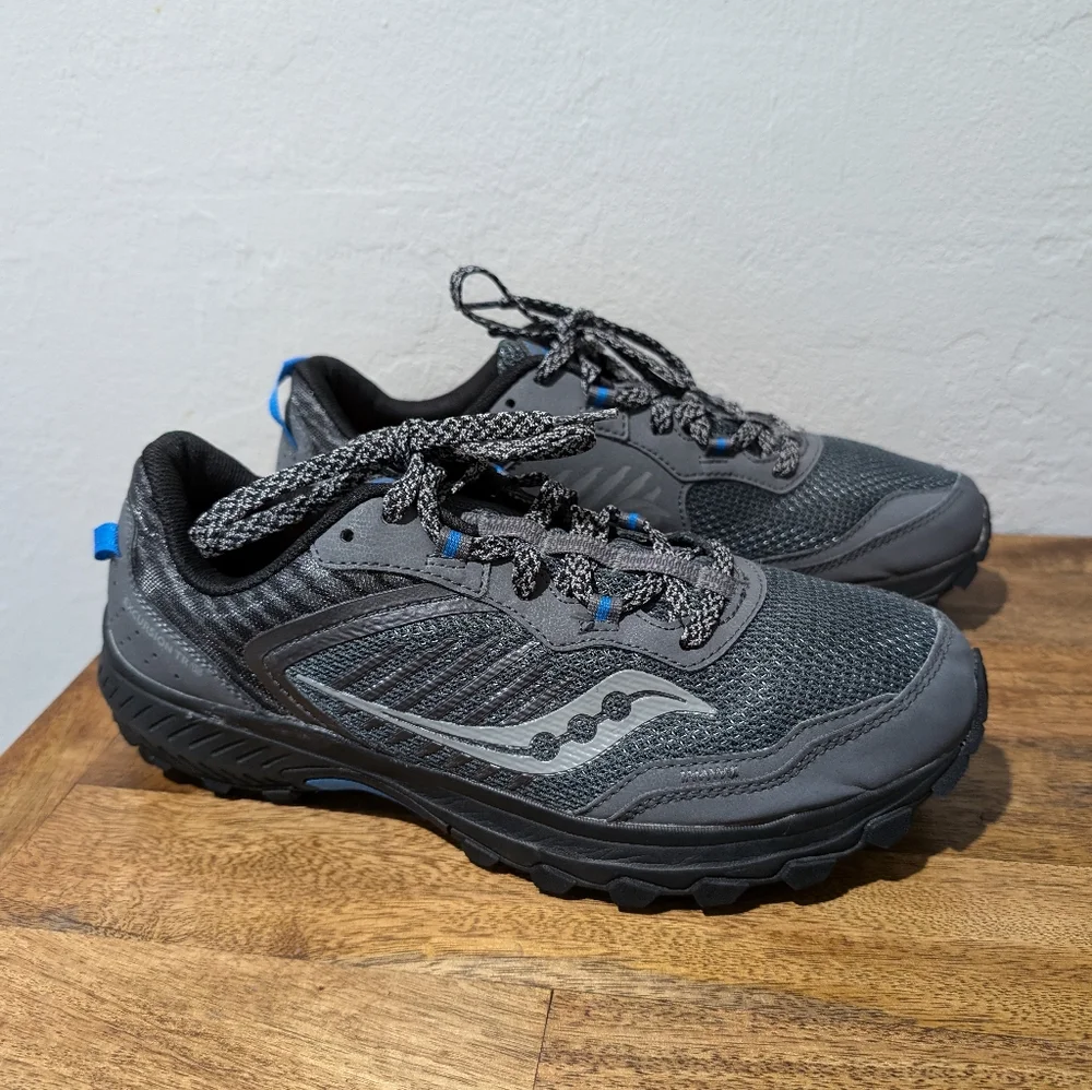 Saucony Excursion 15 Gray Plush S10671-20 Trail‎ Running Shoe men's Size 11.5W